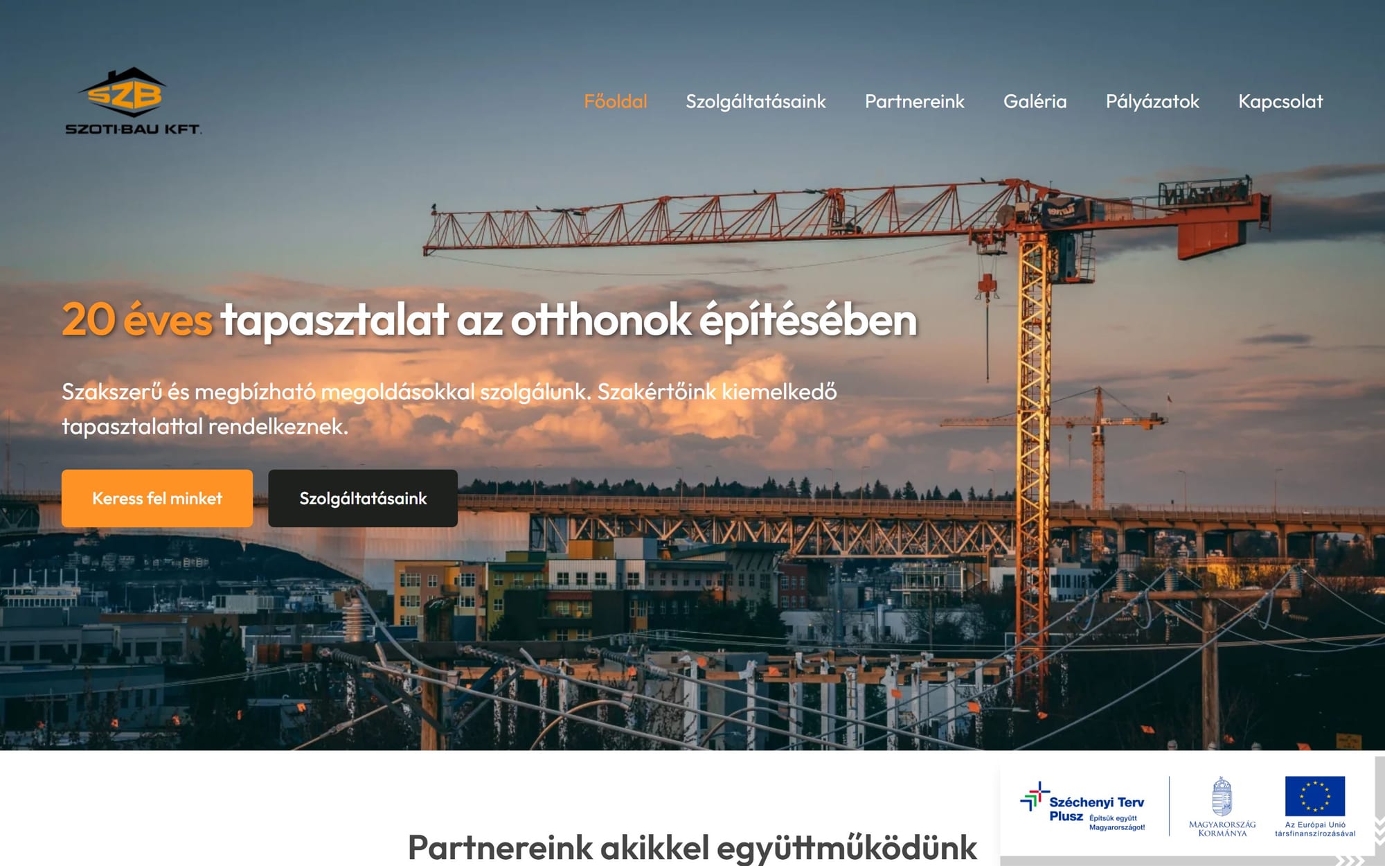 Szoti-BAU — Corporate website